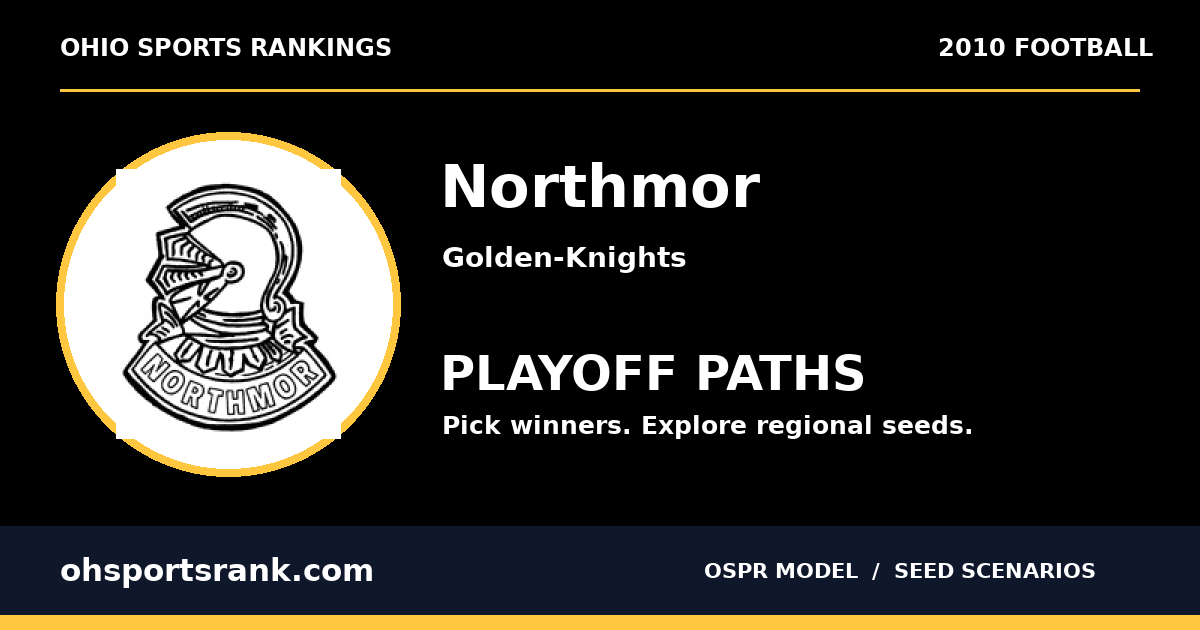 Northmor 2010 Playoff Paths & Seed Scenarios | Ohio Sports Rankings